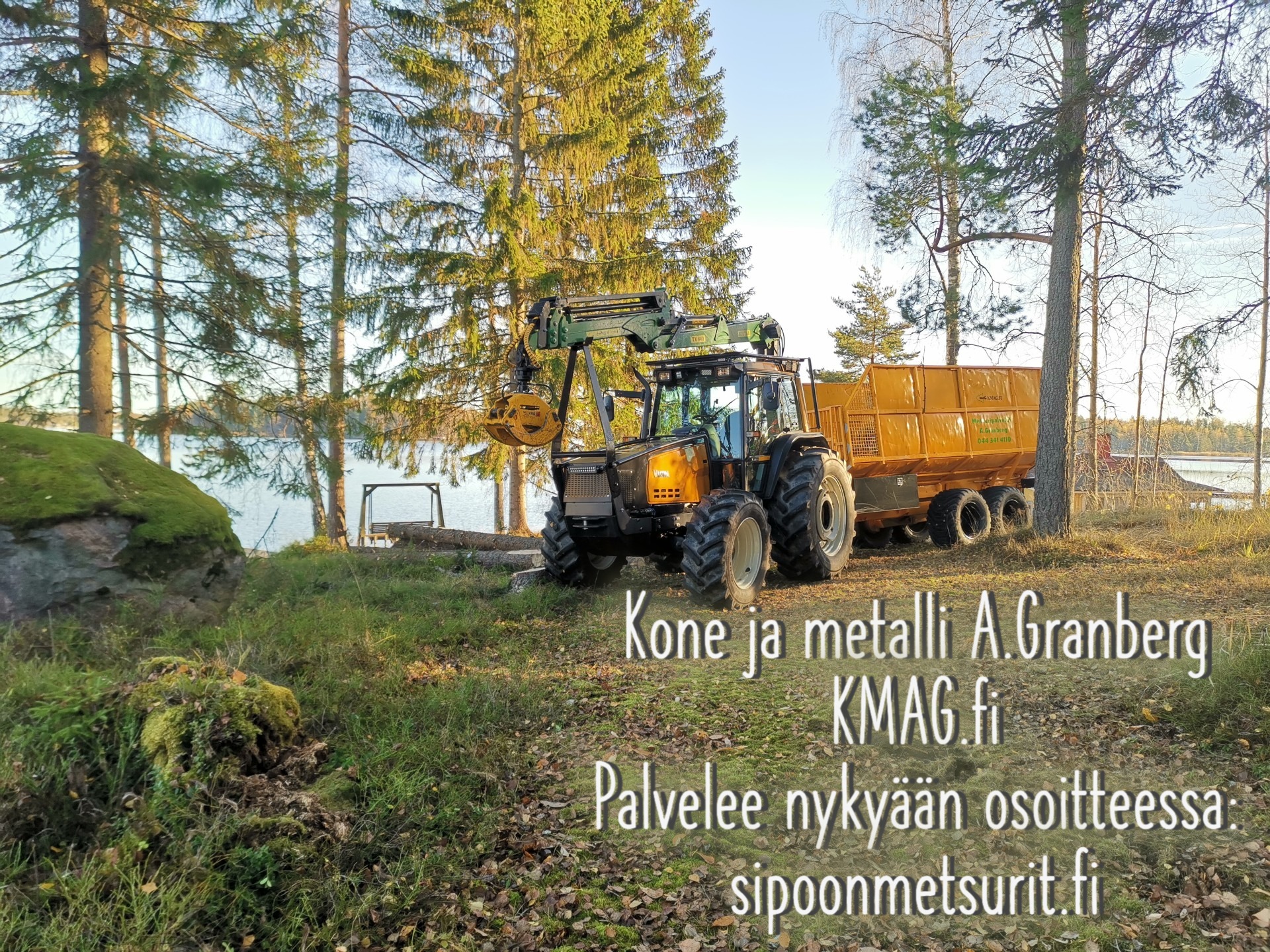 Kone ja metalli A.Granberg KMAG.FI Palvelee nykyään osoitteessa sipoonmetsurit.fi